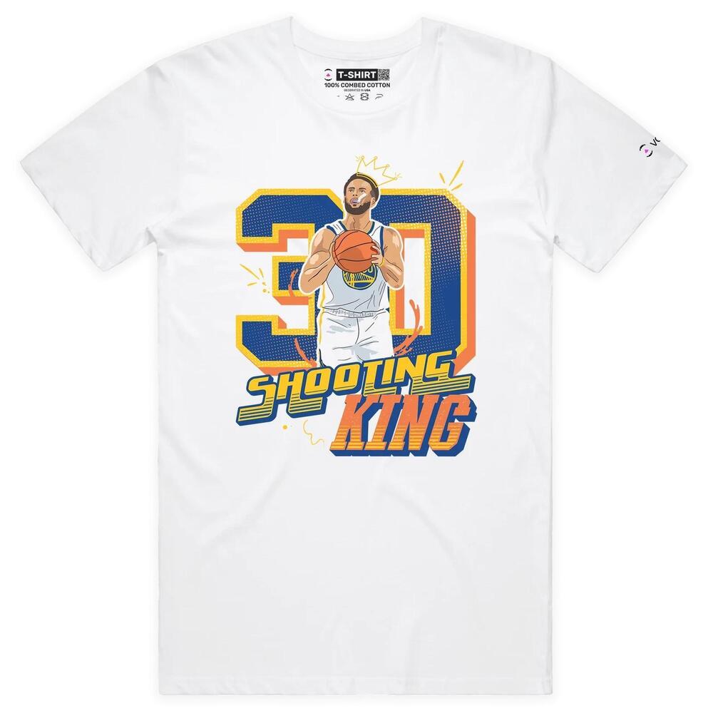Voiceart Steph Curry The Shooting King Sports T-Shirt With Graphic